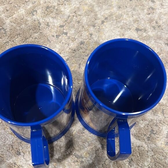 2 Vintage 1988 Joe Camel 75th Birthday Thermo Serv Mug Cup Cigarette Advertising - Picture 4 of 6